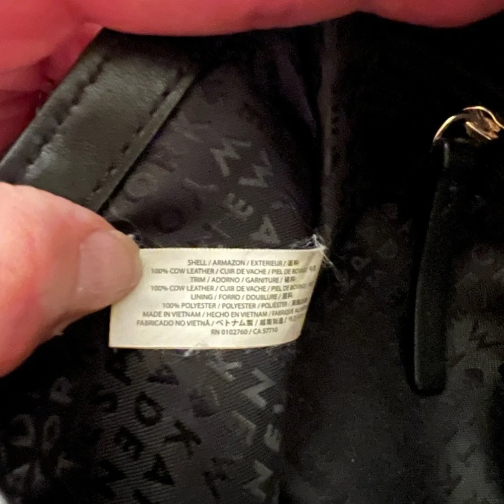 Kate Spade 100% Black Cowhide Leather Crossbody, good condition - Picture 7 of 13